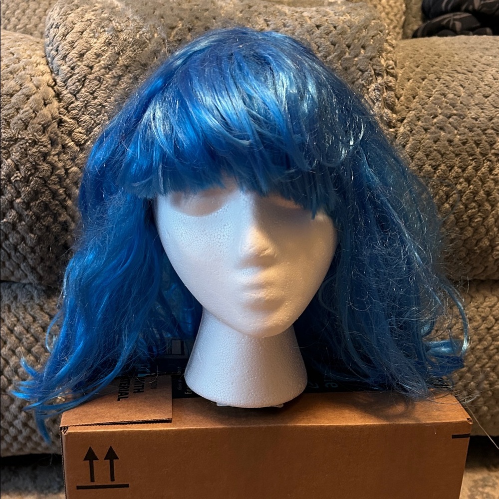 Vibrant Blue Women's Wig